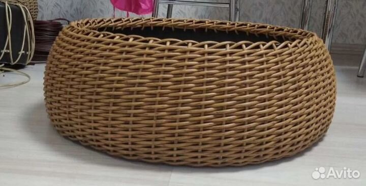 Юбка под ёлку из ротанга. Изготовление под заказ