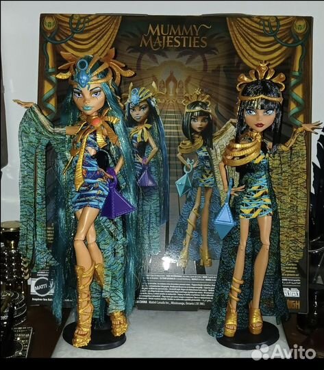 Monster High Mummy Cleo and Nefera De Nile