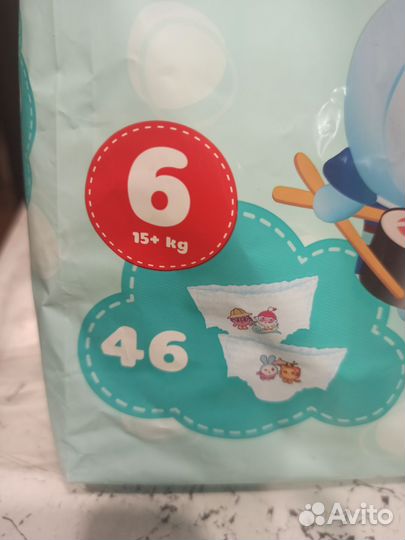 Pampers трусики 6 и 7