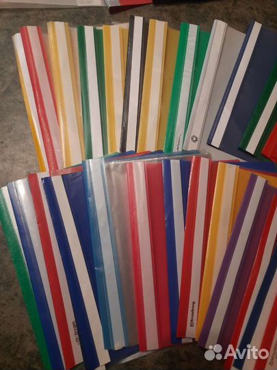 Папки канцелярские файловые и скоросшиватели