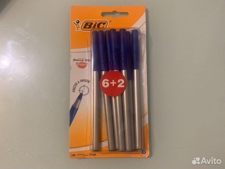 Ручка шариковая BIC (8 шт.)