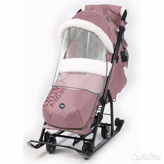 Санки-коляска nika комбинированная Ника Детям