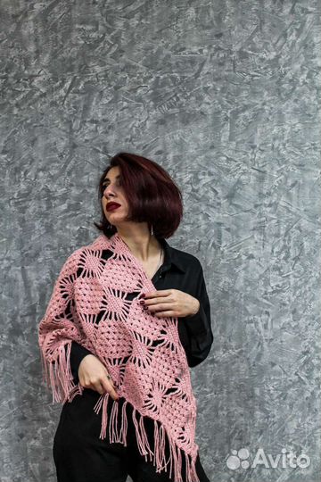 Платок шаль ручная работа