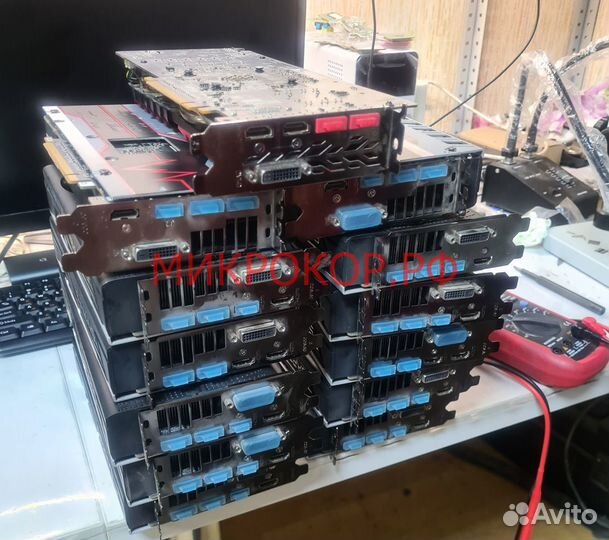 Замена и реболл чипов/мостов и видеокарт