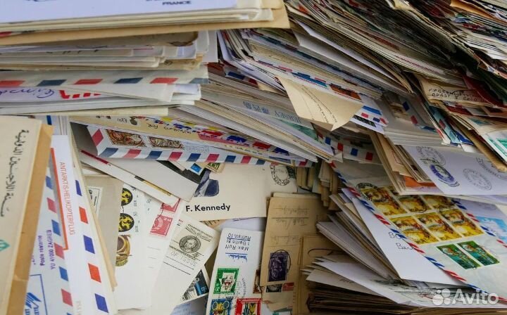 Конверты прошедшие почту