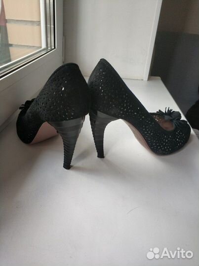 Туфли замшевые нарядные