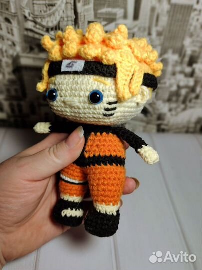 Вязаная игрушка Наруто Naruto