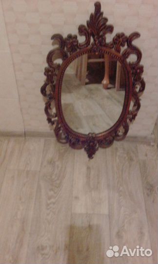 Зеркало времён СССР размером 74 * 45 с рамкой
