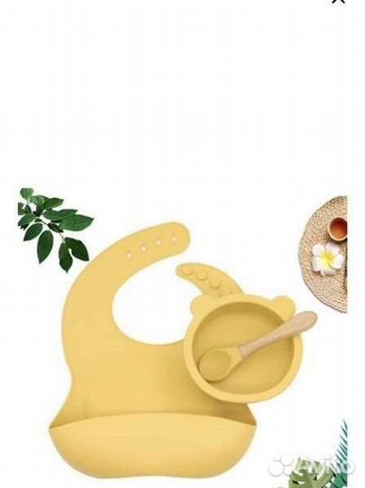 Набор детской силиконовой посуды