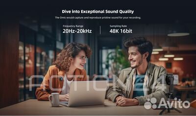 Беспроводной петличный микрофон Boya Omic-U (Type