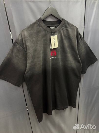 Balenciaga футболка оверсайз (новая коллекция)