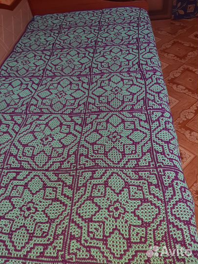 Плед ручной работы можно стирать в машинке