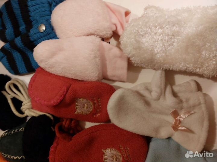 Варежки зимние детские