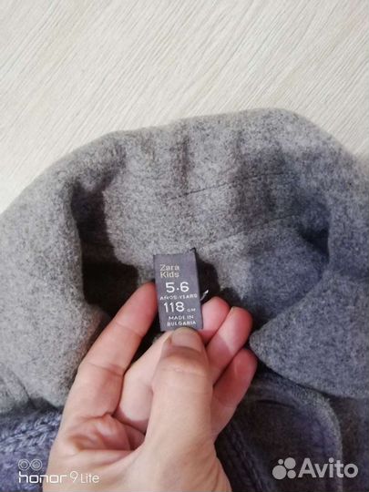 Пальто для девочки zara