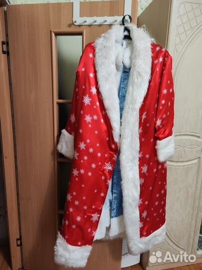 Костюм деда мороза и снегурочки бу