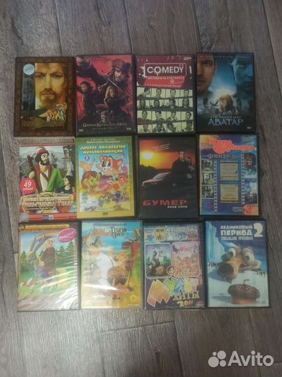 Фильмы и мультфильмы для dvd
