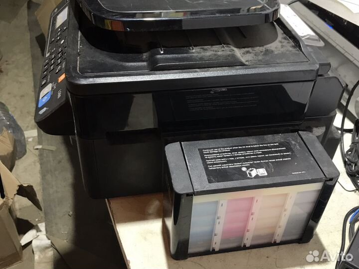 Цветной струйный мфу epson l566