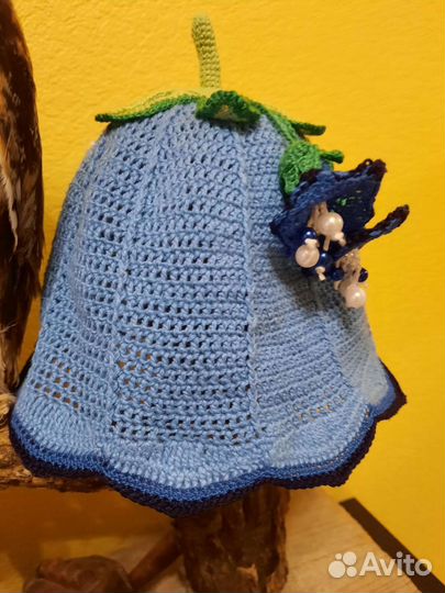 Летняя панамка-колокольчик для девочки