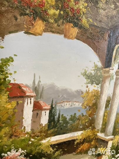 Картина маслом море