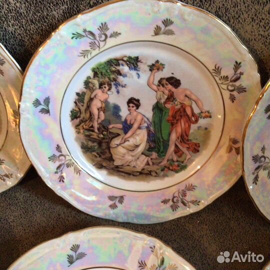 Тарелки мадонна kahla Made in GDR Размер 19х2,6