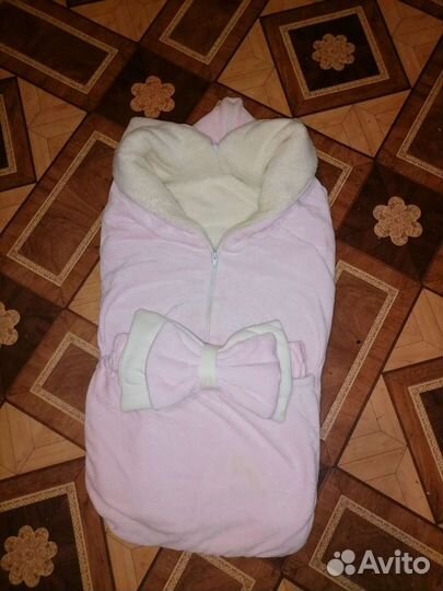 Конверт на выписку для девочки зима