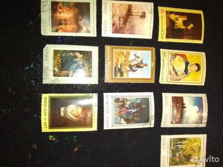 Почтовые марки СССР. 54 шт