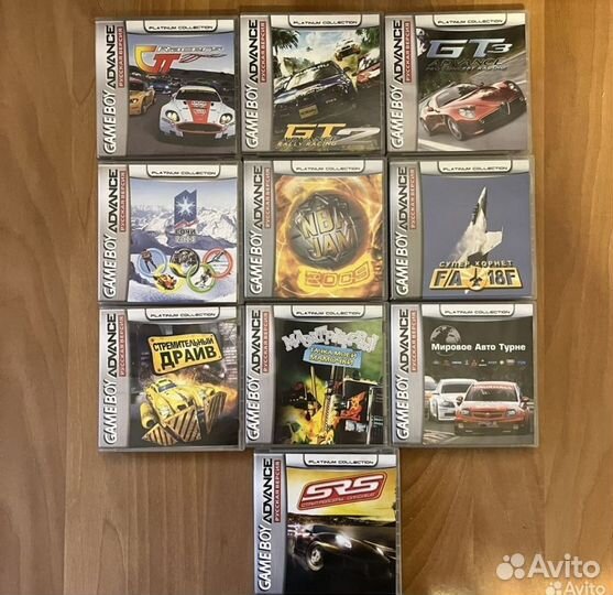 Картриджи GBA 90 штук без поаторов одним лотом