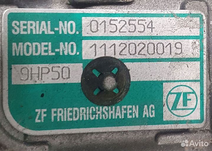 Коробка передач land rover evoque discovery 9HP50