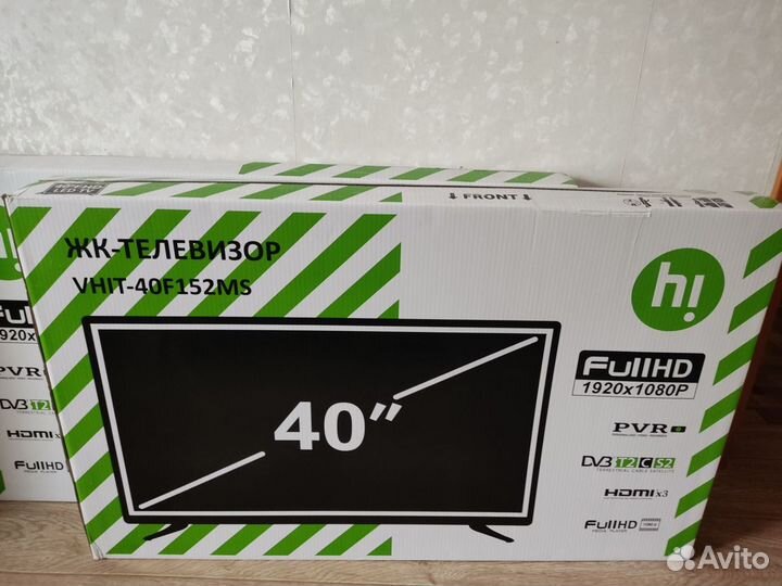 Телевизор Hi vhit-40F152MS новый 40