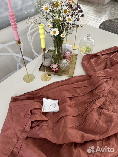 Скатерть новая лён hm home