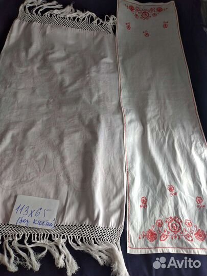 Салфетки вязаные и с вышивкой