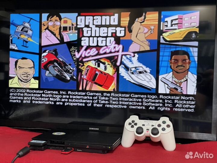 Sony Playstation 2 + Флешка с 4 играми