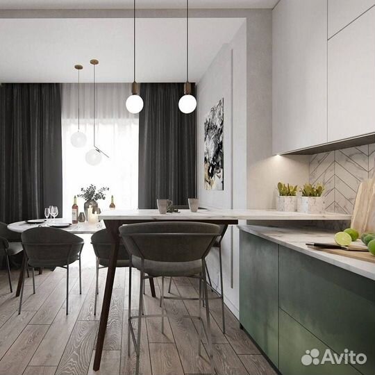 Кухня прямая на заказ