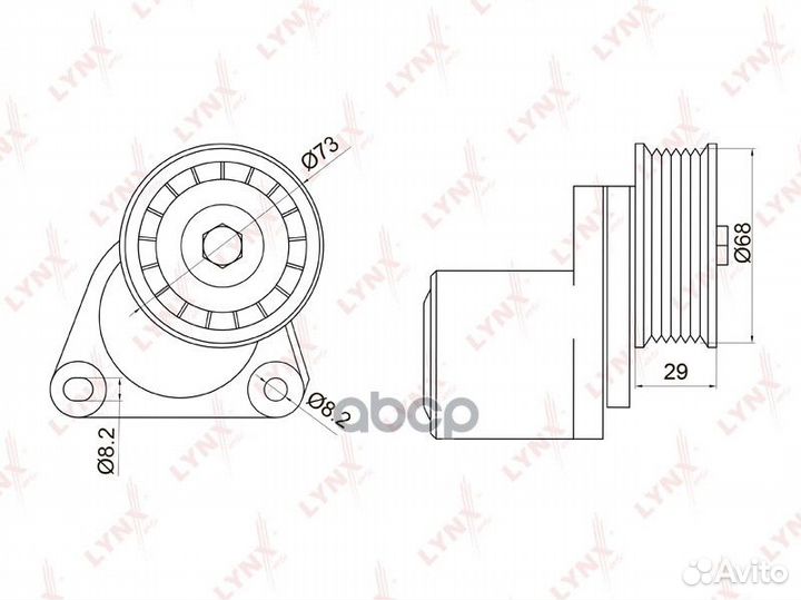 Натяжитель ремня навесного оборудования PT3013