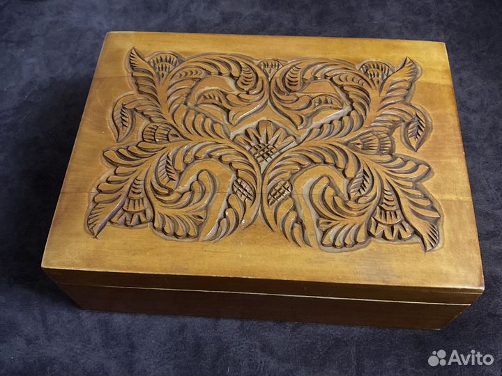 Шкатулка деревянная СССР
