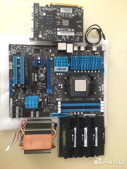 Комплетк пк, материнская плата ам3+, fx