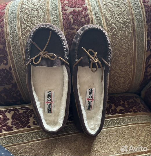 Мокасины натуральная замша