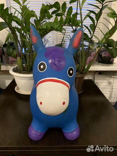 Игрушка прыгун ослик