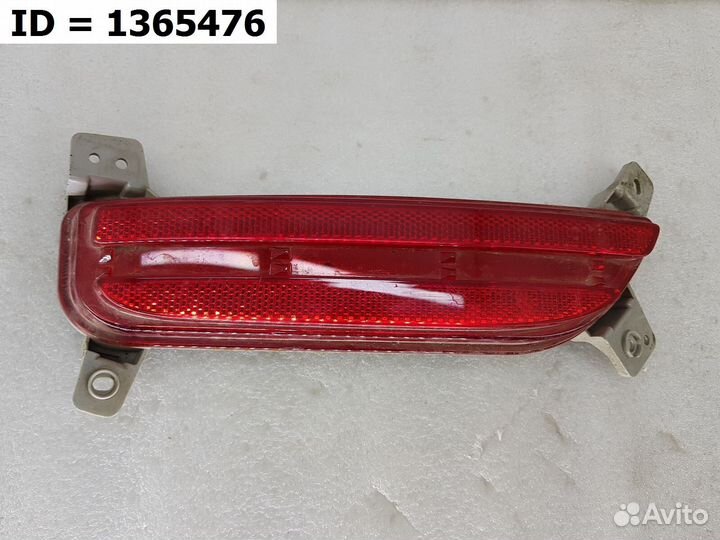 Светоотражатель (катафот) бампера задний левый Kia