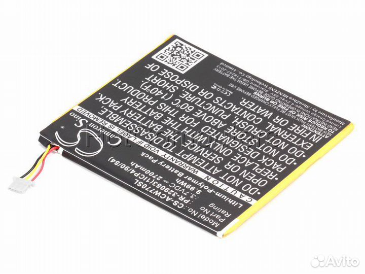 Аккумулятор к Acer Iconia One B1-770 (PR-329083)