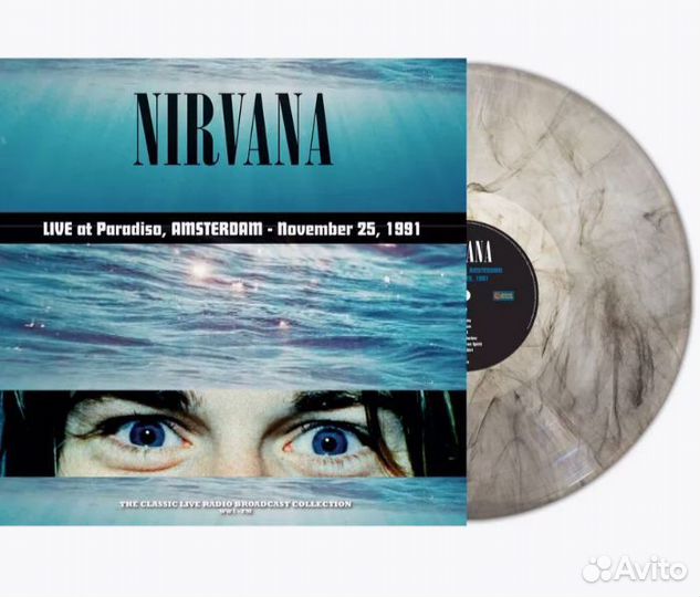 Виниловая Пластинка Nirvana live 1991