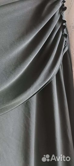 Юбка с драпировкой асимметричного кроя