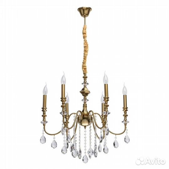 Люстра подвесная в спальню классика