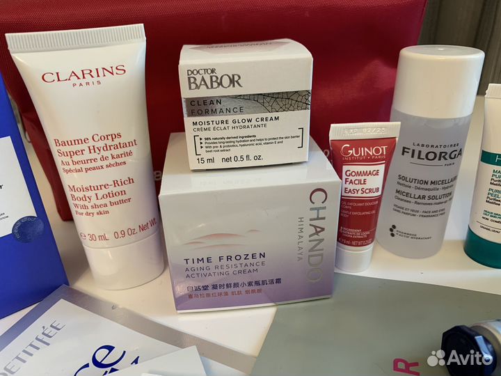 Крыгина бокс Filorga Babor Clarins Uriage Erborian