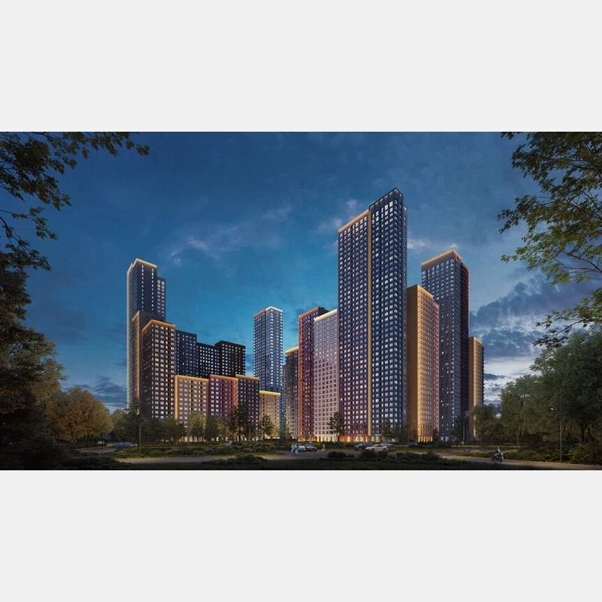 2-к. квартира, 46,6 м², 18/43 эт.