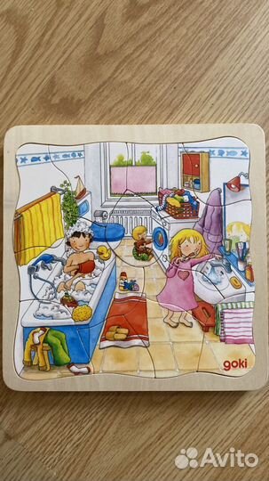 Пазл деревянный и игра