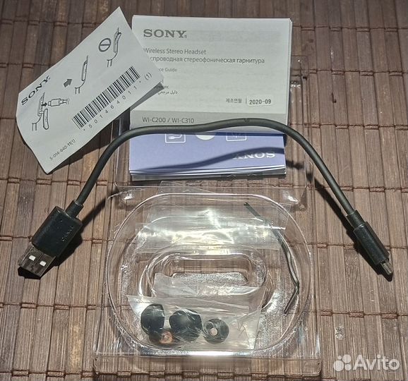 Bluetooth гарнитура Sony WI-C310