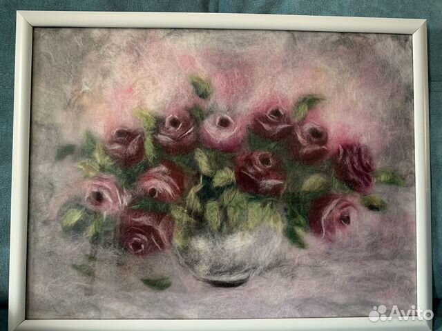 Картины из шерсти