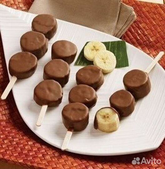 Банан финики в шоколаде