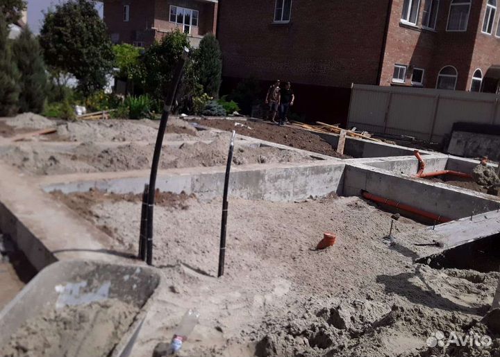 Заливка фундамента под ключ